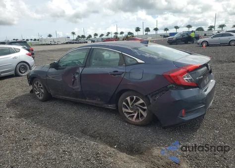 2017 Honda Civic Ex from USA, damaged, VIN 2HGFC2F77HH525065